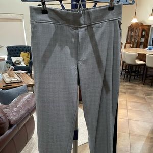 Athleta Brooklyn plaid tuxedo ankle pant size 6